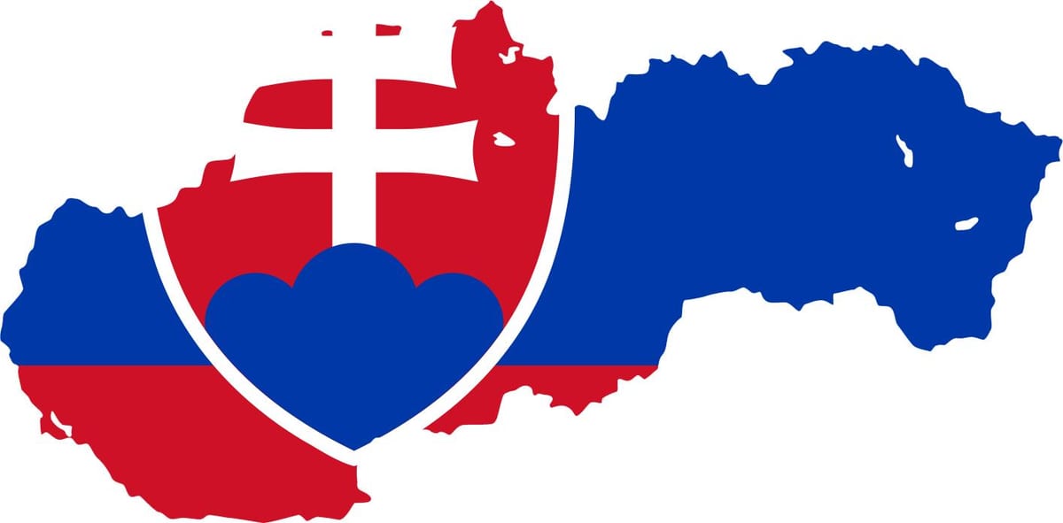 карты сцяг Славакіі