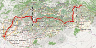 Турыстычныя карты Славакіі
